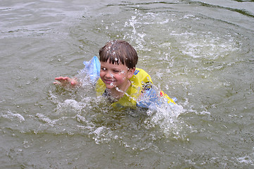 Image showing Child and Water
