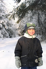 Image showing Boy in Winter