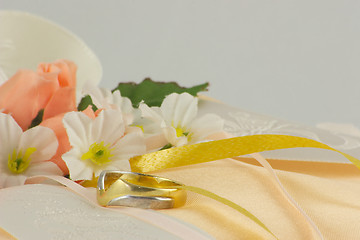 Image showing wedding ring cushion