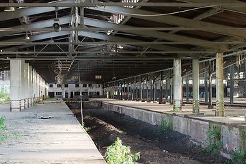 Image showing abandoned railway station