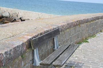 Image showing Pier with sofa