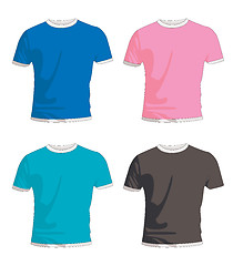 Image showing Mens t shirt coloured