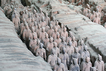 Image showing Terra-cotta warriors