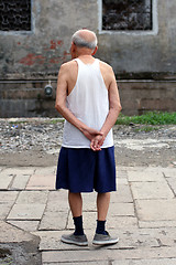 Image showing Elderly chinese man