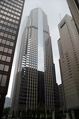 Image showing Chicago - Skyscrapers on a Cloudy Day