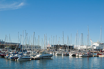 Image showing TALLINN, ESTONIA - JULY 17 - yacht arrived at  