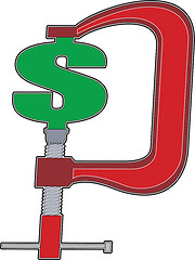 Image showing Clamp Down Dollar