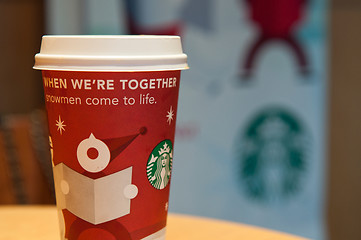 Image showing Starbucks coffee cup