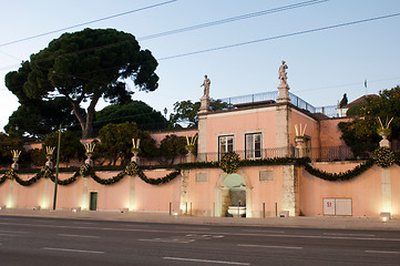 Image showing Belém Palace in Lisbon