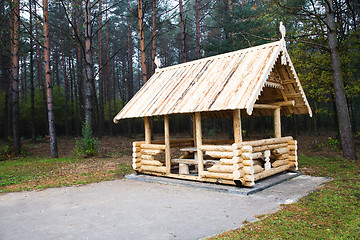 Image showing Wooden arbor