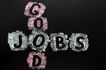 Image showing Crossword of Good Jobs
