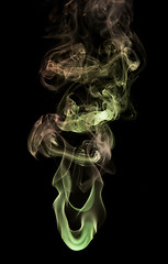 Image showing multicolored smoke detail