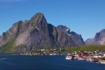 Image showing Fishing Village on Lofoten