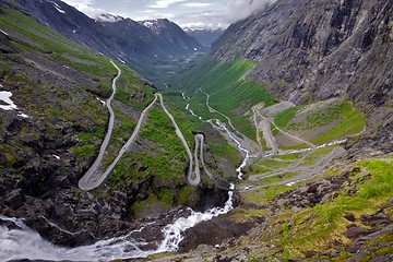 Image showing Trollstigen pass, Norway