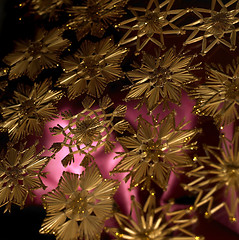 Image showing christmas straw star ornament