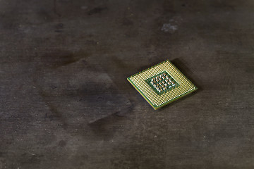 Image showing cpu with pins up