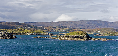 Image showing coastal landscape on scottish isle