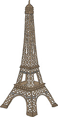 Image showing Eiffel tower in Paris, France