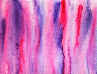 Image showing Abstract watercolor background on paper texture 