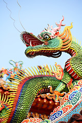 Image showing Asian temple dragon