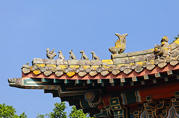 Image showing chinese temple roof