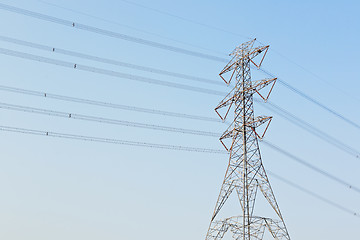 Image showing power transmission tower