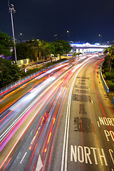 Image showing modern city at night