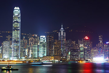 Image showing Hong Kong skyline night