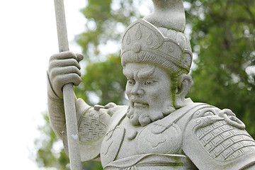 Image showing statue in chinese temple