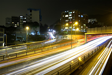 Image showing traffic and urban at night