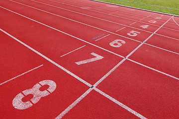 Image showing Running track