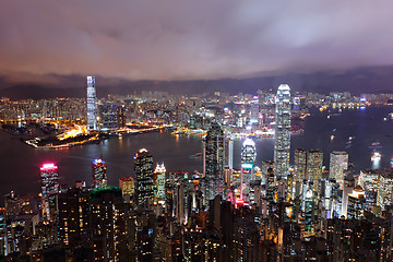 Image showing Hong Kong night