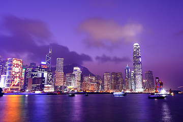 Image showing Hong Kong harbor view