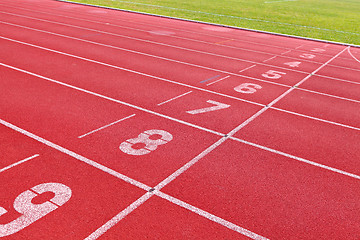 Image showing Running track