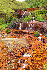 Image showing Golden Waterfall