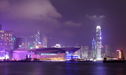 Image showing Hong Kong harbor view