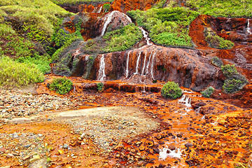 Image showing Golden Waterfall