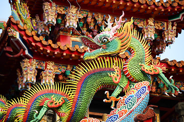 Image showing Asian temple dragon