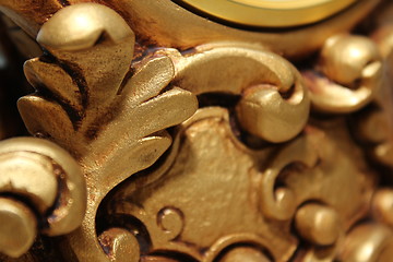 Image showing golden wood decoration