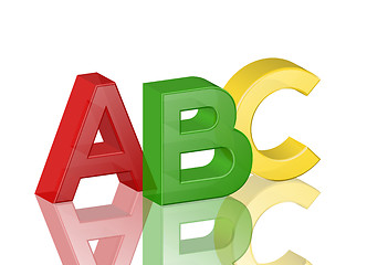 Image showing alphabet abc