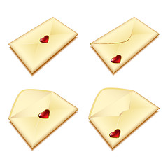 Image showing envelope with a heart