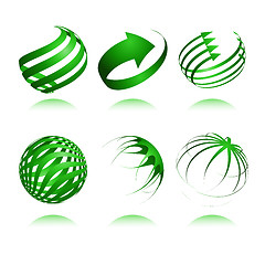 Image showing 3d abstract vector design