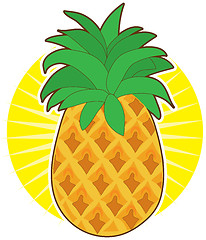 Image showing Pineapple Sun