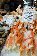 Image showing Crab legs