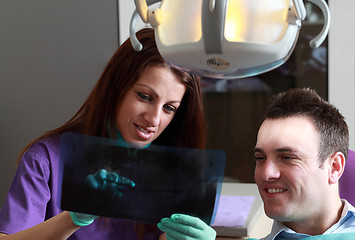 Image showing At the dentist