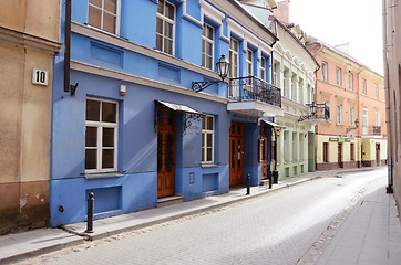 Image showing Oldtown street fragment.