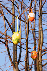 Image showing Nice Easter eggs decoration