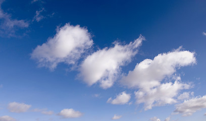 Image showing Spring clouds in the sky