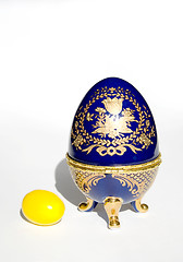 Image showing Faberge copy and Easter egg