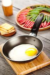 Image showing fried eggs